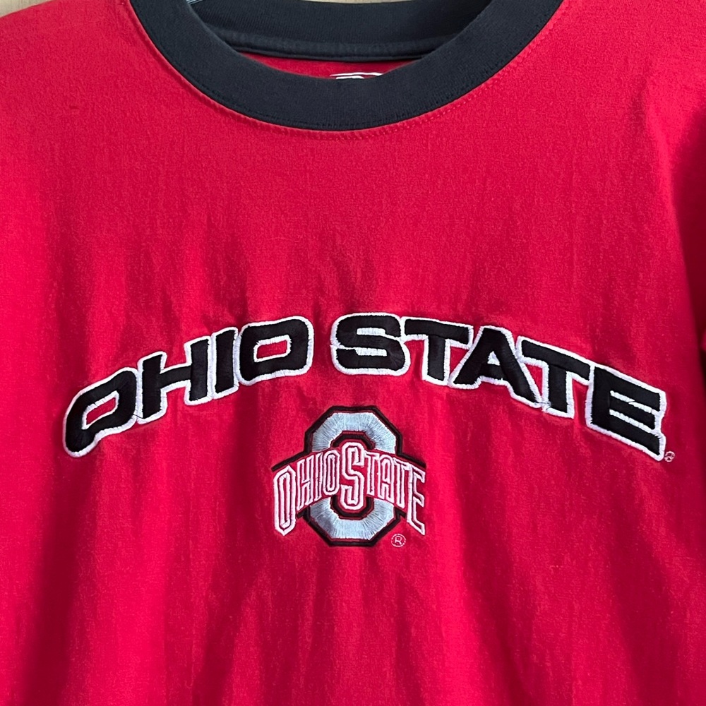 Ohio State Buckeyes Long Sleeve Embroidered T-Shirt